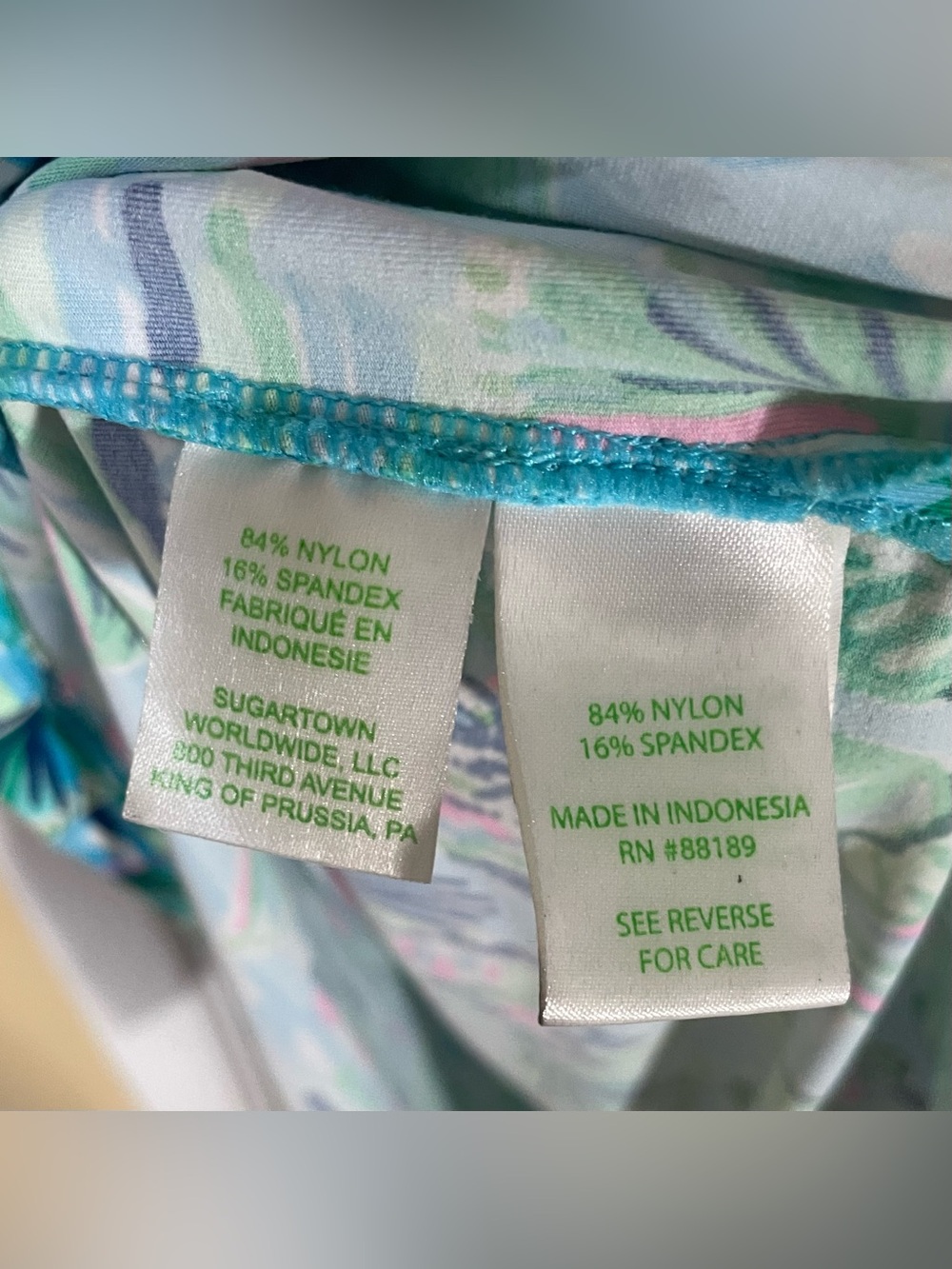Lilly Pulitzer Coverup Dress Women's Medium Talli V-Neck Colorful Preppy Resort - Picture 6 of 8